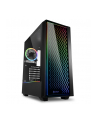 Sharkoon RGB LIT 200 tower case (black, front and side panel of tempered glass) - nr 33