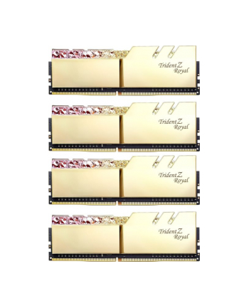 G.Skill DDR4 - 32GB -4000 - CL - 18 - Quad Kit, Trident Z Royal (gold, F4-4000C18Q-32GTRG)