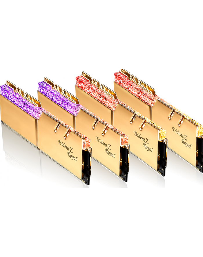G.Skill DDR4 - 32GB -4000 - CL - 18 - Quad Kit, Trident Z Royal (gold, F4-4000C18Q-32GTRG) główny