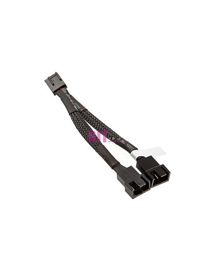 EKWB Y-cables for 4 Pin PWM fan, 10cm (black) główny
