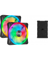 Corsair iCUE QL140 RGB 2er 140x140x25, case fan (black, 2-pack, including Lighting Node CORE) - nr 16