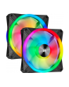 Corsair iCUE QL140 RGB 2er 140x140x25, case fan (black, 2-pack, including Lighting Node CORE) - nr 22