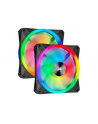 Corsair iCUE QL140 RGB 2er 140x140x25, case fan (black, 2-pack, including Lighting Node CORE) - nr 60