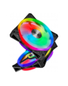 Corsair iCUE QL140 RGB 2er 140x140x25, case fan (black, 2-pack, including Lighting Node CORE) - nr 70