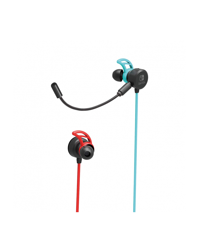 HORI Gaming Earbuds PRO headset (neon red / neon-blue) główny