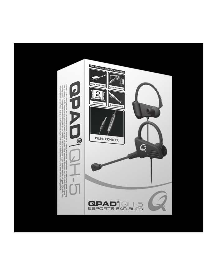 QPAD QH-5 eSports ear buds, headset główny
