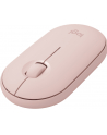 Logitech M350 Pebble, mouse (light pink) - nr 11