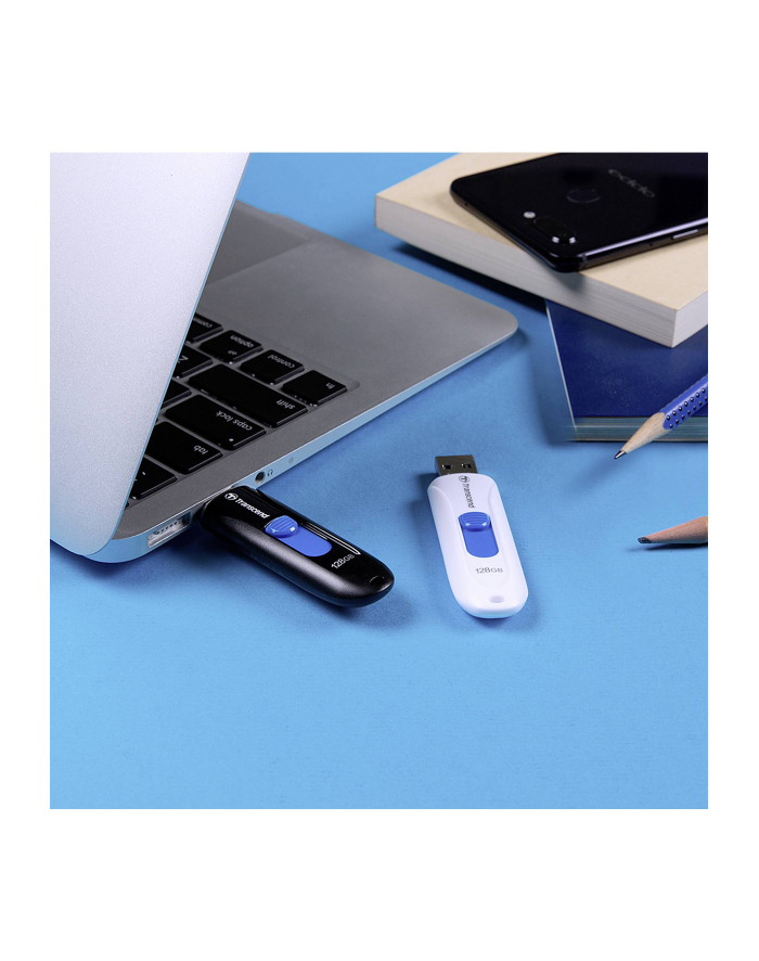 Transcend JetFlash 710S 256 GB, USB flash drive (black / blue, USB-A 3.2 (5 Gbit / s)) główny