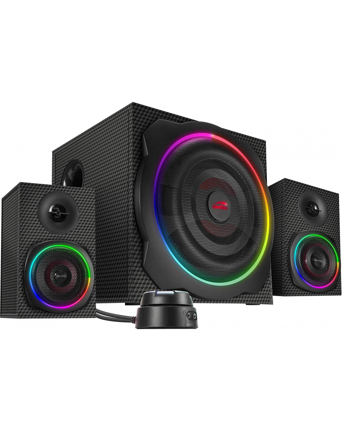 Speedlink GRAVITY CARBON RGB, speaker (black, 60W, Bluetooth, jack, RGB) główny