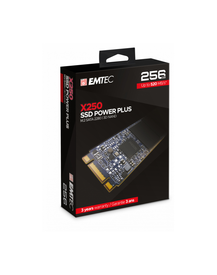 Emtec X250 SSD Power Plus 256 GB Solid State Drive (SATA 6 GB / s, M.2) główny