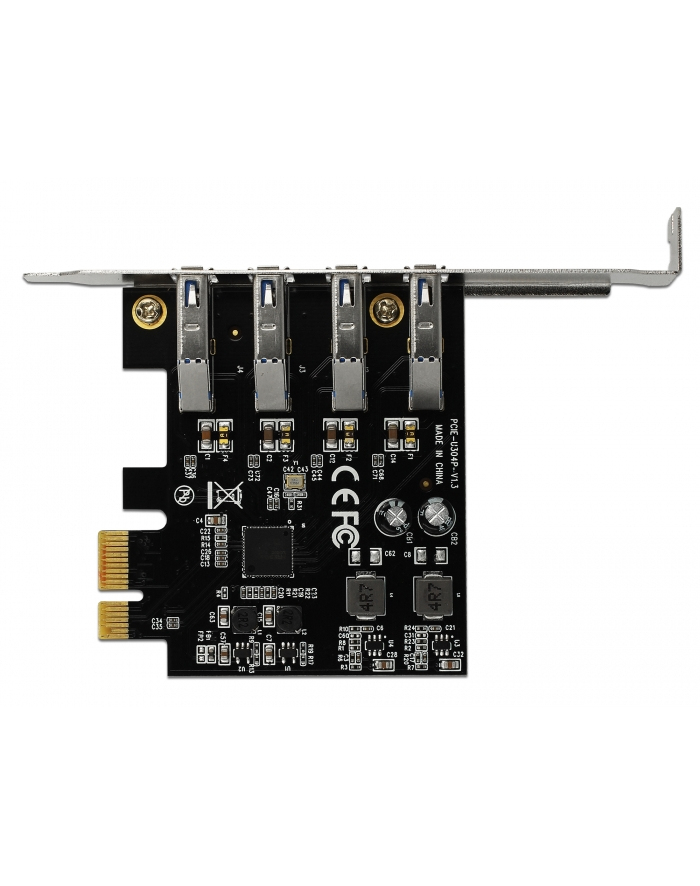 DeLOCK USB 3.0 PCIe m. 4x extr. Type-A Bu główny