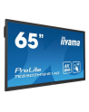 Iiyama TE6503MIS-B1AG, public display (black, UltraHD, infrared, touch, HDMI, VGA) - nr 60