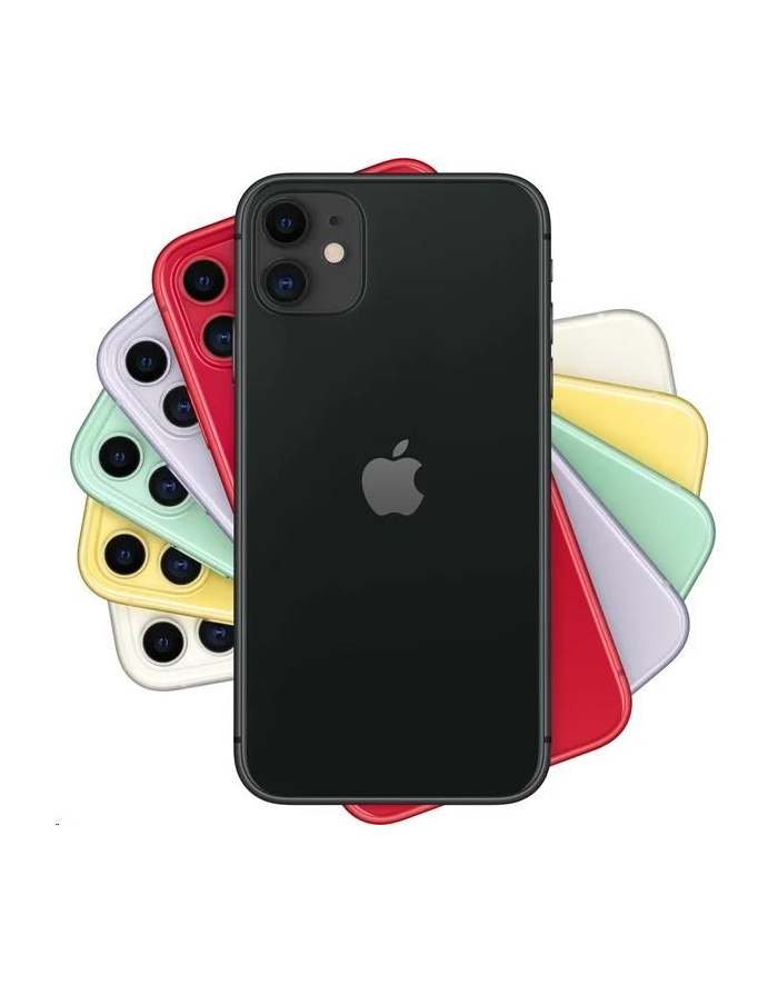 Smartfon Apple iPhone 11 256GB Black (6 1 ; IPS  LCD  Liquid Retina HD  Multi-Touch  Technologia True Tone; 1792x828; 4GB; 3110 mAh) główny
