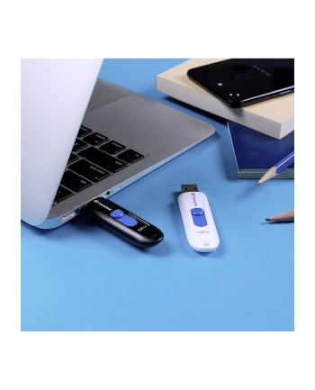 Transcend JetFlash 710S 256 GB, USB flash drive (black / blue, USB-A 3.2 (5 Gbit / s))