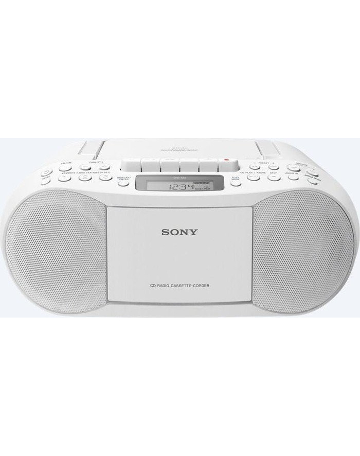 Sony CFD-S70W, CD player (white, radio, cassette jack) główny