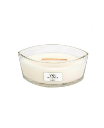 Świeca w szkle WoodWick Elipsa White Teak 76039E (90mm x 120mm)