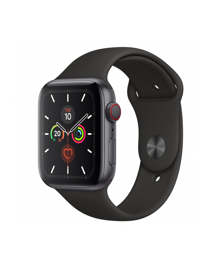 Apple Watch S5 Aluminum 44mm grey - Sports Wristband black MWWE2FD / A główny