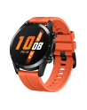 Huawei Watch GT2 46mm sport watch (black, Bracelet: Sunset Orange, fluorine rubber) - nr 3