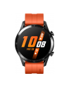 Huawei Watch GT2 46mm sport watch (black, Bracelet: Sunset Orange, fluorine rubber) - nr 4