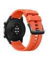 Huawei Watch GT2 46mm sport watch (black, Bracelet: Sunset Orange, fluorine rubber) - nr 7