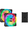 Corsair iCUE QL140 RGB 2er 140x140x25, case fan (black, 2-pack, including Lighting Node CORE) - nr 57