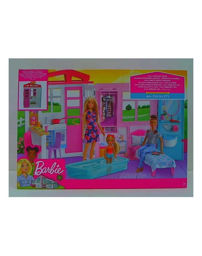 mattel Barbie przytulny domek z wyposażeniem FXG54 /2 główny