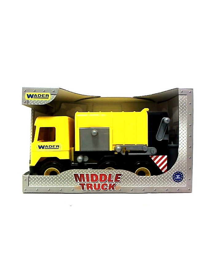 WADER middle truck śmieciarka żółta 32123 główny