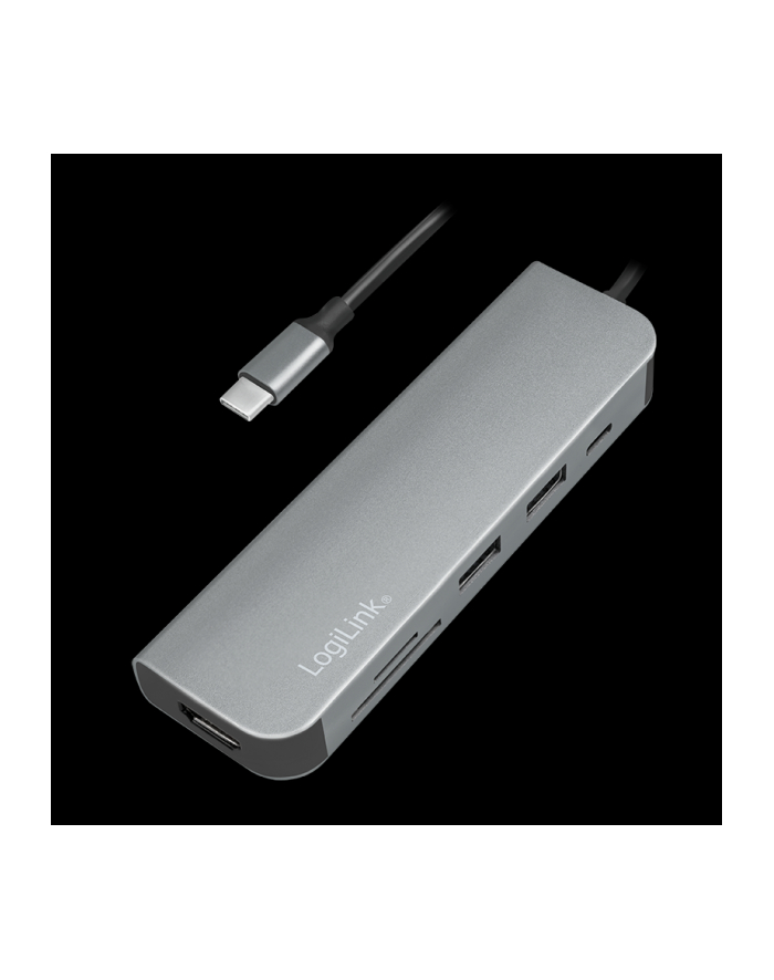 logilink Hub Wielofiunkcyjny USB-C Czytnik kart HDMI PD główny