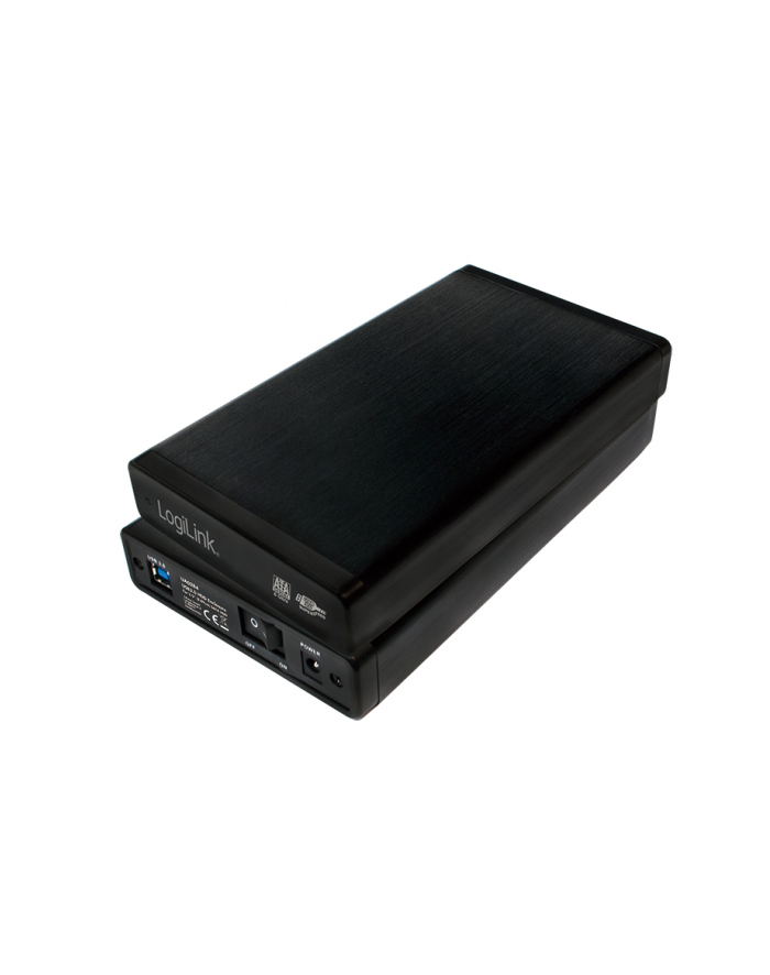 logilink Zewnętrzna obudowa HDD 3.5 cala, SATA, USB3.0, Czarna Aluminiowa główny