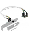 DeLOCK Mini PCIe I / O PCIe half size 1 x Gigabit LAN Low Profile, LAN Adapter - nr 1