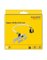DeLOCK Mini PCIe I / O PCIe half size 1 x Gigabit LAN Low Profile, LAN Adapter - nr 9