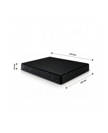 lg electronics LG BP250 Blu-ray player (Black, Full HD, HDMI, USB Media Player)
