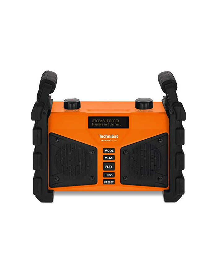 TechniSat DIGIT RADIO 230 OD, construction Radio (orange / black, DAB, FM, Bluetooth, jack, USB) główny