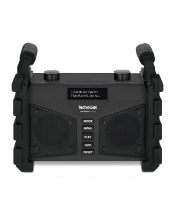 TechniSat DIGIT RADIO 230 OD, construction Radio (orange / black, DAB, FM, Bluetooth, jack, USB)