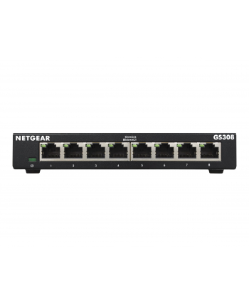 Netgear GS308-300PES, Switch (Black)