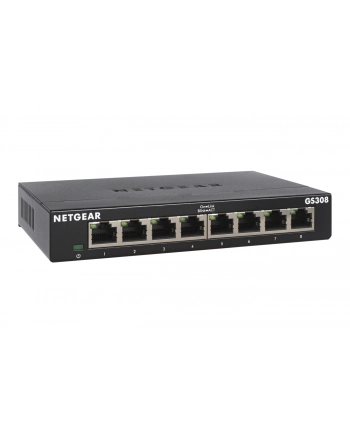 Netgear GS308-300PES, Switch (Black)