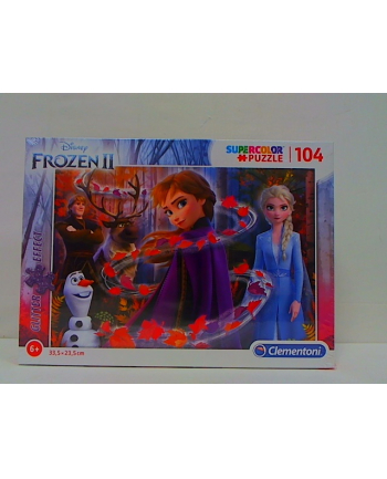 clementoni CLE puzzle 104 z brokatem Frozen2 Glitter 20162