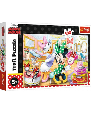 Puzzle 100el Minnie w salonie kosmetycznym / Disney Minnie 16387 Trefl