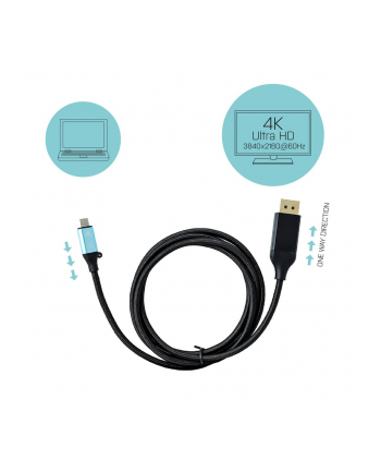 i-tec Adapter kablowy USB-C do Display Port 4K/60Hz 200cm