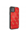guess Etui hardcase GUHCN654GGPRE iPhone 11 Pro Max czerwony 4G DoubleLayer Glitter - nr 3