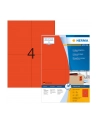 HERMA Etiketten A4 rot  105x148 mm Papier matt  400 St. - nr 2