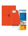 HERMA Etiketten A4 rot  105x148 mm Papier matt  400 St. - nr 9