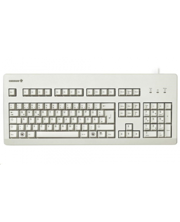 CHERRY G80-3000 - Keyboard - PS / 2, USB - English - US - Light gray