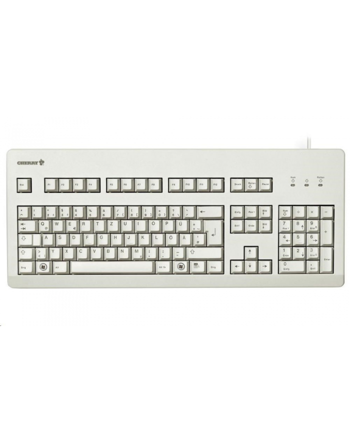 CHERRY G80-3000 - Keyboard - PS / 2, USB - English - US - Light gray główny