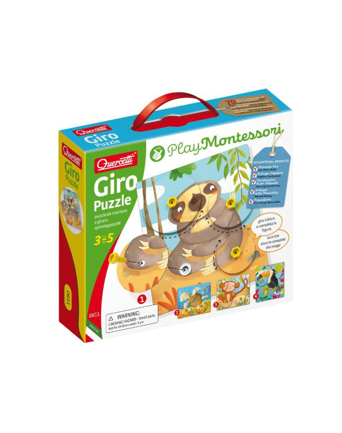 dante Montessori Puzzle zwierzęce Giro 0611 główny