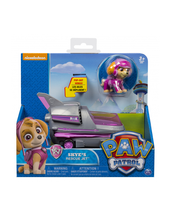 PAW PATROL / PSI PATROL  Pojazd z figurką 6022627 Spin Master mix wzorów  p.6 główny