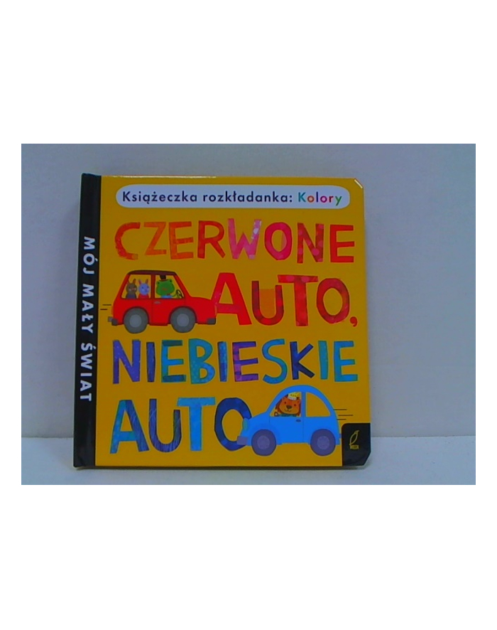 foksal Książka rozkładanka. Czerwnone auto, niebeskie auto główny