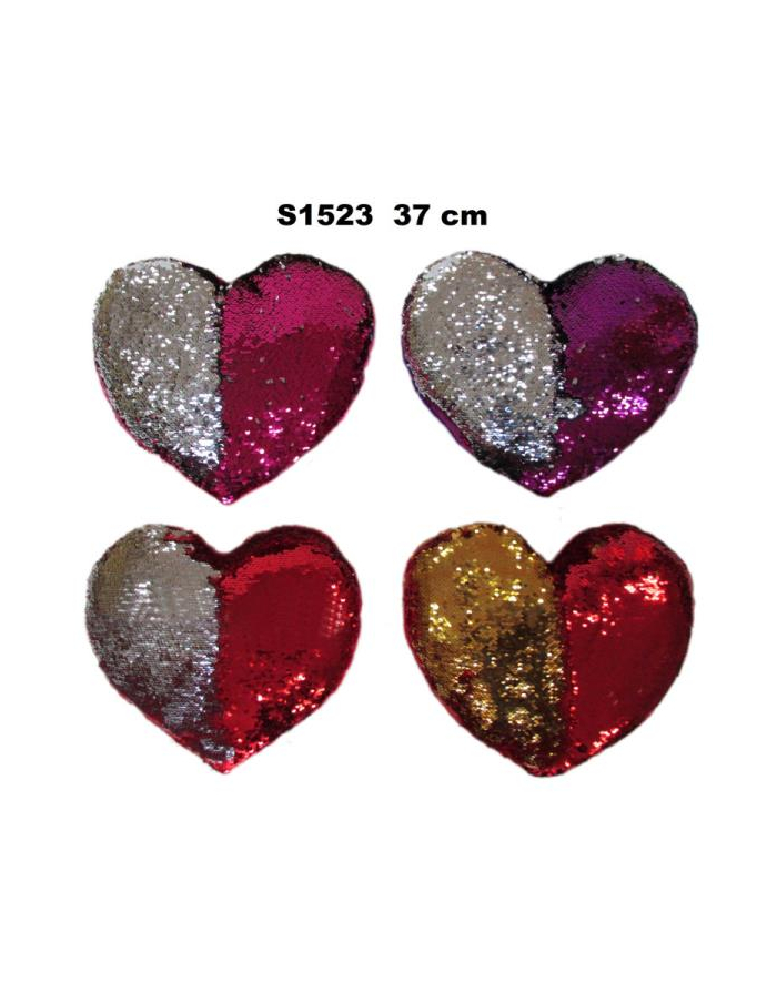 sun-day Serce cekinowe 37cm 4 kolory 155870 główny