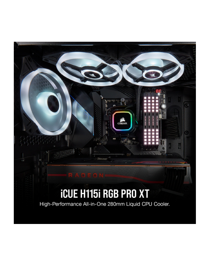 CORSAIR CW-9060044-WW Chłodzenie wodne Corsair iCUE H115i