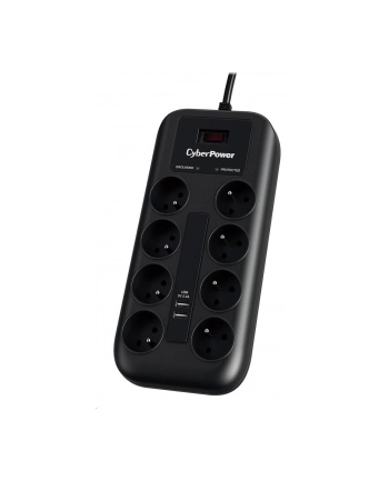 cyberpower Listwa przeciwprzepięciowa 8 gniazd FR, P0820SUF0-FR